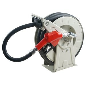 Avvolgitubo Carburante Retrattile Extra Lungo 2,5 cm x 10 m, Costruzione Robusta in Acciaio al Carbonio, Avvolgitore Automatico per Carburante e Attrezzature Veicoli - Product Image 5