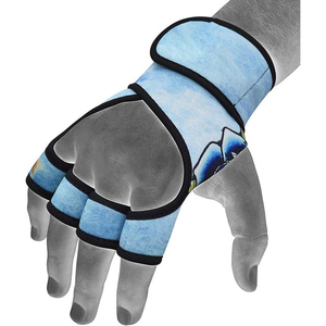 Heavy Duty CrossFit Gym Weightlifting <b>Gloves</b> Non-Slip Breathable Lightweight Polyester Half Finger Adjustable Wrist Strap Custom - Product Image 4