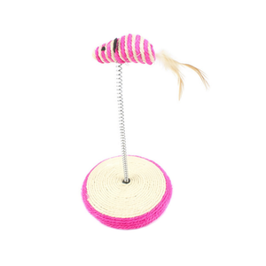 ของเล่นข่วนเล็บแมวยอมมี่ พร้อมขนนก สูง 25 ซม. สำหรับแมวเล่น - Product Image 2