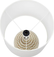 Lampes de table bohèmes en résine moderne avec motifs incrustés à la main, écologiques et durables, décoration intérieure pour Diwali