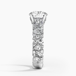 Charming White Silver <b>Crystal</b> <b>Ring</b> for Women Elegant Wedding Engagement Anniversary Gift Jewelry - Product Image 4