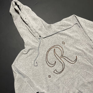 Sweat à capuche streetwear personnalisé avec strass, coupe classique, molleton épais, vintage, 100% coton, hiver, lot de 2 sweats à capuche - Product Image 4