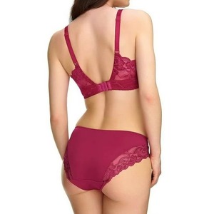 Women Plaid Front Breathable Spandex/Nylon <b>Underwear</b> Two Piece Bikini Set Custom OEM Manufacturer - Product Image 2