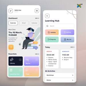 Online education app offering interactive courses, live classes, <b>study</b> <b>materials</b>, quizzes, and personalized learning anytime - Product Image 2