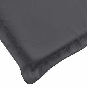 Coussin de chaise longue 100% polyester en anthracite mélangé, coussins et oreillers d'extérieur - Product Image 6