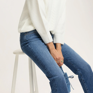 Pantalones Vaqueros Premium para Mujer, Diseño Personalizado, OEM, ODM, Alta Calidad, Precio de Fábrica, Suaves, Cómodos, Proveedor de Moda - Product Image 3