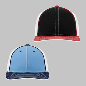 Venta al por mayor a granel en blanco de alta calidad al aire libre Snapback malla gorra de béisbol sombreros de camionero con logotipo bordado personalizado - Product Image 1