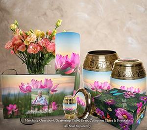 Traditional Brass <b>Keepsake</b> Funeral Urn <b>Memorial</b> Ash Container Crafted With Refined Smooth Finish And Secure Closure - Product Image 5