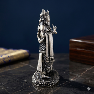 Ídolo Sagrado de Latón de Radha Krishna, Estatua Decorativa del Dios Hindú para el Hogar, Templo, Sala de Pooja, Regalo y Decoración Espiritual - Product Image 5
