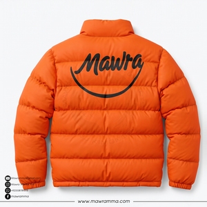 Mawra Custom Graphic Puffer <b>Jacket</b> Unisex Winter Quilted Coat <b>Warm</b> Streetwear Outdoor Fashion Casual Apparel OEM Supplier - Product Image 4
