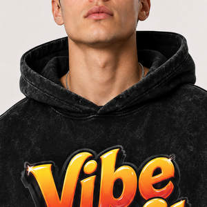 Sudadera con Capucha Extra Grande para Hombre, Estilo Vintage, Algodón Grueso, Ropa Urbana, Bordado Personalizado, Moda Urbana, Ropa al por Mayor - Product Image 5