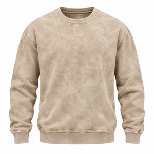 Sudaderas Holgadas con Lavado Ácido, Logotipo Personalizado, Impresión Vintage, Bordado, Ropa de Invierno OEM/ODM, Ropa Casual Transpirable para Hombre - Product Image 4