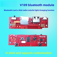 FYX V109 Ses Çalar Kartı Bluetooth Amplifikatör Modülü Mp3 Dekoder Tf Kart Usb Fm Radyo Taşınabilir Hoparlör Devresi