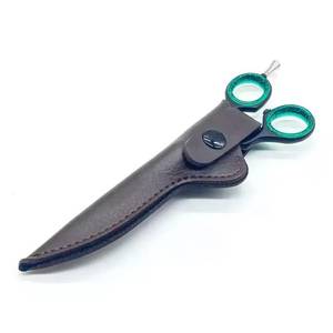 Ciseaux de coiffure professionnels, lame en acier inoxydable, pointe acérée, manche long, pour droitiers, manche en acier inoxydable, 28 dents - Product Image 6