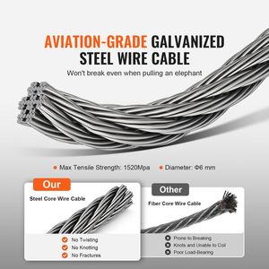 1100 Lbs 2-in-1 argano di sollevamento elettrico 1500W di potenza portatile Winch gru 22.9 ft altezza di sollevamento 13 Ft/min velocità cablata a distanza - Product Image 5