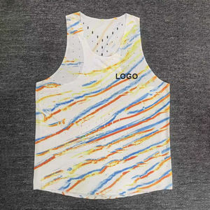 เสื้อกล้ามพิมพ์ลายดิจิทัลสำหรับผู้ชาย คอกลม แขนกุด สไตล์วินเทจ ระบายอากาศได้ดี เป็นมิตรกับสิ่งแวดล้อม แห้งเร็ว ผลิตจากผ้าสแปนเด็กซ์/โพลีเอสเตอร์ - Product Image 4