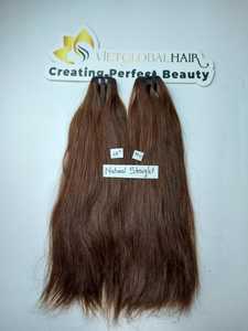 ผมคนเวียดนามแท้100% ผมแท้จากเวียดนามขายดีที่สุดผมแท้สีน้ำตาลผิวตรงจากธรรมชาติผมมนุษย์ดิบคุณภาพสูง - Product Image 4