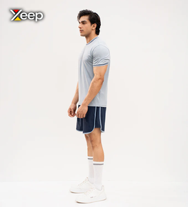 Shorts décontractés pour hommes XEEP personnalisables, légers, solides, de haute qualité, à séchage rapide, respirants, avec cordon de serrage, tricotés, service OEM - Product Image 1