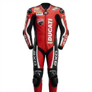 Traje de Carreras MotoCP Personalizado para Hombre, Premium, de Una Pieza, para Pista, con Protectores y Deslizadores, Mono/Traje OEM con Certificación CE - Product Image 1