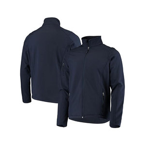 Veste en polaire noire pour homme avec fermeture éclair, col montant, coupe-vent décontractée, vêtement d'automne, veste softshell de haute qualité - Product Image 5