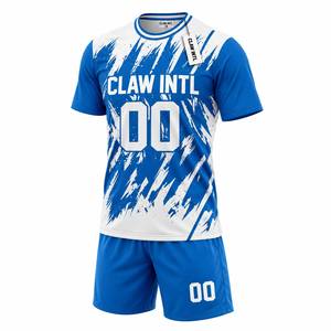 Maillot de football sublimé pour homme, manches longues, en polyester anti-humidité, coupe classique, impression du nom de l'équipe, antibactérien, idéal pour l'été - Product Image 4