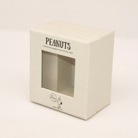 Boîtes de lèvre et de base en carton blanc de vente chaude pour l'emballage facial de crème de parfum de cosmétiques avec la fenêtre de PE et l'insertion de papier