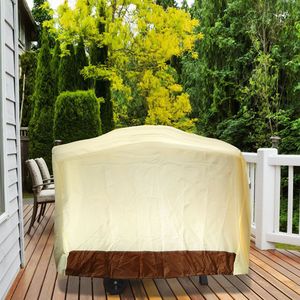Housse de protection 210D imperméable pour barbecue extérieur, coupe-vent et anti-poussière en tissu Oxford pour barbecue à gaz de patio, four de jardin GPCT1580, accessoires - Product Image 6