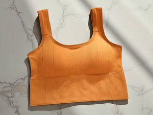 Nouveau Soutien-Gorge de Sport Personnalisé pour Femme, Grande Taille, Logo Avant, Haute Soutenabilité, Écologique et Respirant, Idéal pour le Yoga - Product Image 3