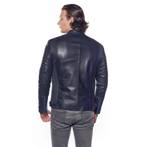 Best Quality Fashion Men's Genuine Leather <b>Canvas</b> <b>Jacket</b> Waterproof Breathable OEM Service Winter Pakistan for Sale - Product Image 4
