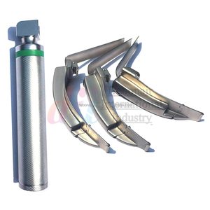ชุดเครื่องมือตรวจหู คอ จมูก แบบไฟเบอร์ออปติกชนิดโค้งงอได้ ยี่ห้อ McCoy รุ่น Laryngoscope Set สำหรับการวินิจฉัยทางหู คอ จมูก ชุดอุปกรณ์ใส่ท่อช่วยหายใจ-debonairii D-235725 ได้รับการรับรองมาตรฐาน CE - Product Image 3