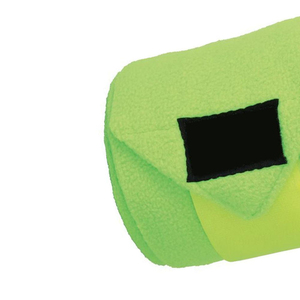 Bandages de protection pour jambes de cheval en polaire de couleur unie pour les soins équins Vert - Product Image 5