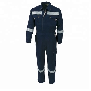 Uniforme de Seguridad al por Mayor para Trabajadores, Overol Unisex Negro Ignífugo, Reflectante, Transpirable y Ligero - Product Image 1
