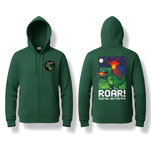 Sweat à capuche personnalisé style anime avec impression graphique pour homme, tricoté, uni, streetwear, fabricant - Product Image 6