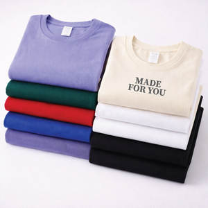 Camiseta Oversize de Algodón Transpirable de Color Liso con Hombros Caídos para Mujer, Manga Corta, Ajuste Holgado, Estilo Urbano, Venta al por Mayor - Product Image 2