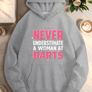 อย่าประมาทผู้หญิงที่ปาเป้าเสื้อฮู้ดลำลองของผู้หญิง - Product Image 2