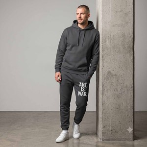Custom Winter Unisex <b>Flared</b> Sweat suit Hoodie Set Midweight 400gsm Embroidery Regular Fit Pant Tracksuit Hooded Jogger - Product Image 4