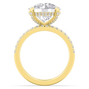 Bague de fiançailles prestigieuse en or rose 10K avec diamant de laboratoire 6.06 ctw, bague de mariée de luxe exquise pour mariage moderne - Product Image 6
