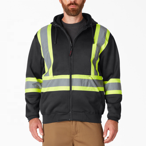 Vêtements de sécurité réfléchissants pour la construction, sweat-shirt d'hiver haute visibilité classe 3 en polyester, vente en gros - Product Image 5