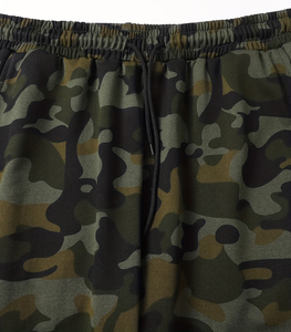 Men's White Crew Neck T-Shirt Camouflage Jogger Pants <b>Set</b> Casual <b>Knitted</b> 100% Cotton Breathable Spring Wear Anti-Shrink Front - Product Image 6
