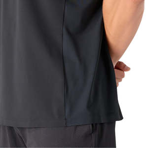 Camiseta Deportiva de Manga Corta para Hombre, Corte Ajustado, para Gimnasio, Entrenamiento, Rendimiento, Elástica, para Fitness, Suministro al por Mayor OEM - Product Image 6