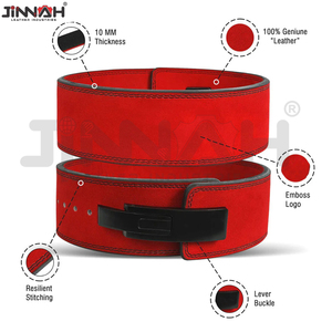 Heavy Duty Cowhide Leather Professional Lightweight Lever Powerlifting <b>Belts</b> For Unisex Lower Back Workout Lever <b>Belts</b> - Product Image 3