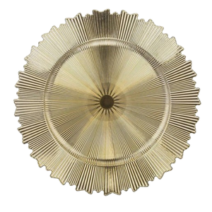 Plato de Presentación Metálico, Hecho a Mano, Pulido, Estilo Americano, Ecológico y Biodegradable, para Decoración de Mesa de Comedor - Product Image 5