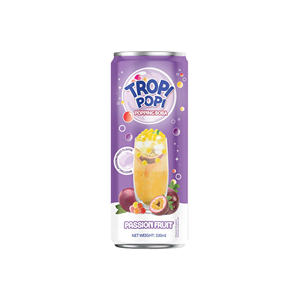 Private Label Milk Flavored <b>Popping</b> <b>Boba</b> Bubble Tea Aluminum Can 330ml-Customizable 8 Brix 18 Months Shelf Life - Product Image 2
