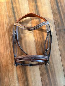 Accessoire de double bride en cuir roulé PVC, style selle western et anglaise, pour bride et rênes de cheval - Product Image 3