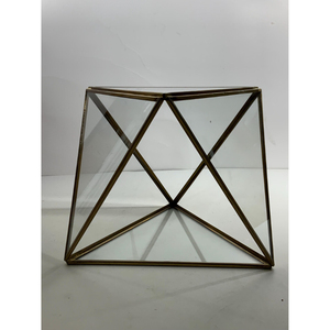 Wholesale Unique Design Mini Glass Terrarium with Black Metal Frame for Wall Hanging Home Decorations Golden Frame In Low Price - Product Image 6