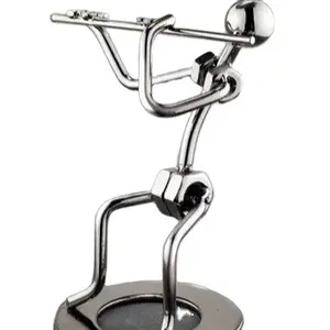 Sculpture en métal de pièce unique de qualité supérieure avec finition polie ornement Figure cadeaux Style dessus de table décoratif à bas prix
