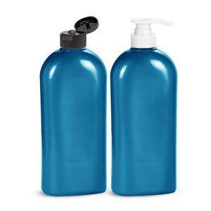 Screen Printing Skincare Shampoo Conditioner <b>Empty</b> 4oz 10oz 16oz 25oz 33oz PET <b>Plastic</b> Flat <b>Bottle</b> Pump Sprayer Custom Packaging - Product Image 5