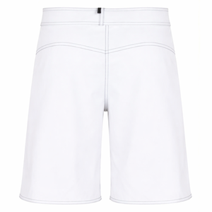 Shorts de Playa Blancos Lisos Personalizados para Hombre, Secado Rápido, Marca Privada OEM - Product Image 3