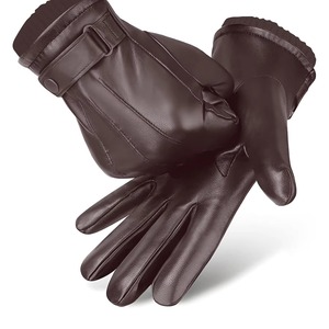 High Quality Leather Winter <b>Gloves</b> Thermal Insulated Warm <b>Gloves</b> for Cold Weather Outdoor Work Driving and Daily Wear - Product Image 3