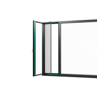 Ventanas de Aluminio Huasin con Diseño Nuevo, Estándar Canadiense 2025, Personalizadas, de Doble Apertura Interior, Ultrafinas, Ocultas, en Oferta